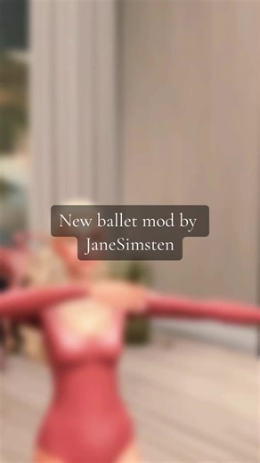New ballet mod by janesimsten 🤍🩰 Full review on my youtube #fyp #thesims4 #simstok #sims4cc #sims4mods #sims4modfinds #fyp #fypツ