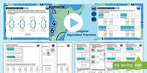 Year 5 Diving into Mastery: Step 3 Recognise Equivalent Fractions Teaching Pack
