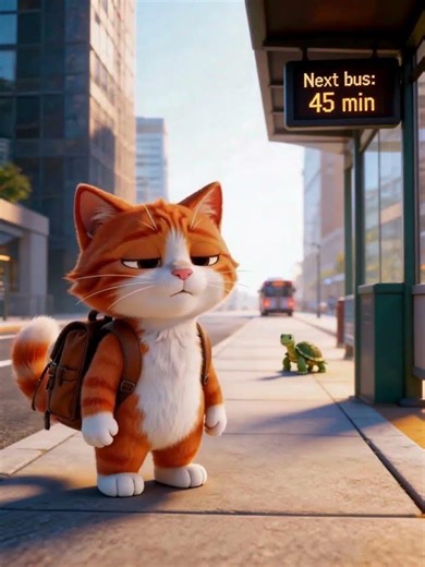 Tortoise vs Cat: Monday Race #shorts #cat #funny