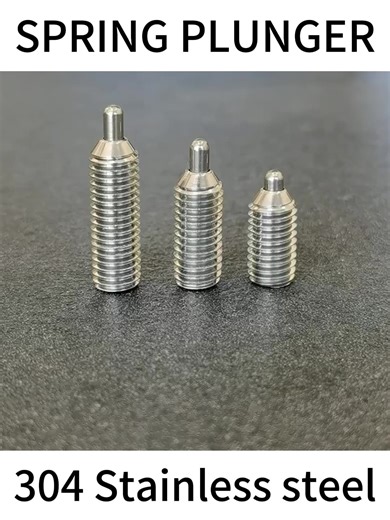 Whole SS 304 Carbon Steel Zinc Support Nylon Locking Element Customized Indexing Spring Pin Plunger