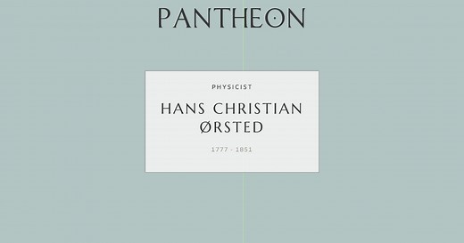 Hans Christian Ørsted Biography | Pantheon