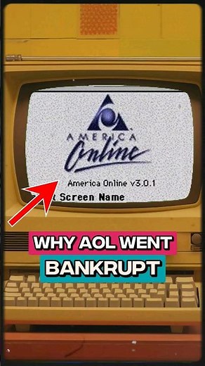 Why did #AOL Go Bankrupt? 🤔📩