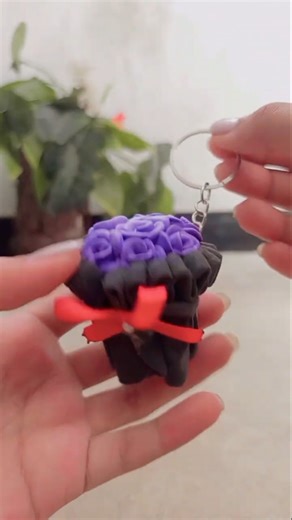 DIY polymer clay cute keychain😱💗#shorts#youtubeshorts#diy#clay#ideas#miniature#aesthetic#trending