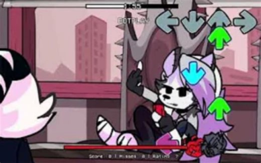 我制作了一个FNF模组MOXXIE和LOONA ARGUING