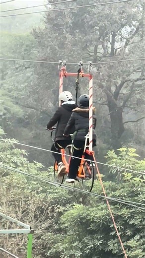 sky Cycling in Wildvadi Theme Park