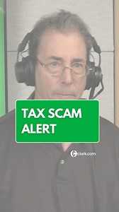 SCAM ALERT! Clark Howard warns about a hot scam where criminals are texting people about their "tax refund." The IRS will NOT text you about your refund. If you click the link, they will steal your Social Security number and bank info. Never click on a link in an unsolicited text about your taxes! #TaxScam #ClarkHoward #IRS #IdentityTheft #ScamAlert | Clark Howard
