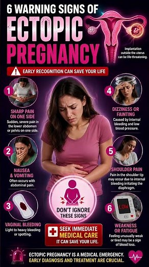 Ectopic pregnancy - Warning signs