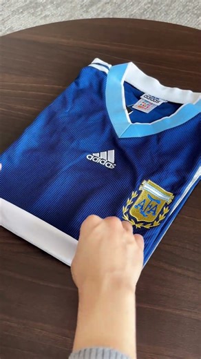 Argentina1998 Away Retro Soccer Jersey Unboxing&Close-up Details #argentia #footballjersey #messi