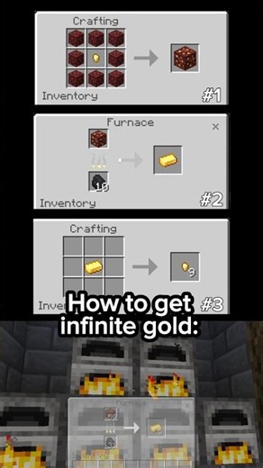 Minecraft Infinite Gold Trick - Mojang: #memes #moments #shorts