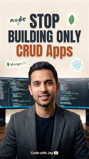 Stop building only CRUD apps. CRUD is not a backend; it is a form wrapper #coding #ai