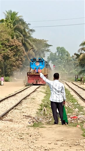 Token delivery system. #viral #automobile #journey224 #railwayline #train #shorts