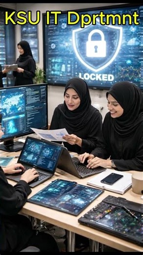 Inside Saudi IT Labs 💻🔐 | Female Students Learning Cybersecurity