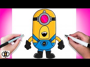 How To Draw Mega Minion Mel | Despicable Me 4