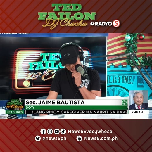 #TedFailonandDJChaCha | Nilinaw ni Transportation Secretary Jaime Bautista na tuloy ang deadline ng consolidation para sa PUV modernization program. #News5 For more latest stories, visit us at www.news5.com.ph | News5