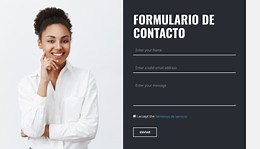 Formulario de contacto con imagen - Plantilla HTML por Nicepage