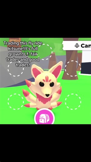 Lf:(any of these) ride or fly T. rex(can be both or ride fly unicorn!,or fly or ride axolot(if not both add a random extra please) I will immediately accept if any of these are available!#adoptme#kitsune#legendary #tradinginadoptme#roblox