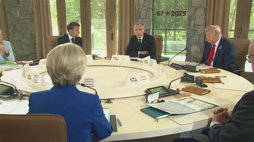 World leaders arrive at G7 summit as tensions rise globally