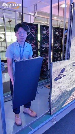 Quick Installation – Simple. #eagerled #leddisplay #daily #ledscreen #ledwall #leddisplayscreen