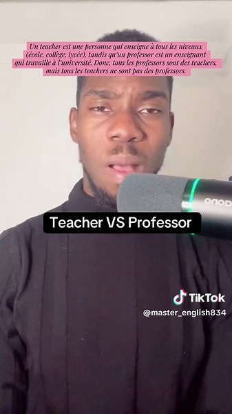 Teacher vs. Professor: Understanding the Difference