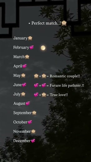 Perfect Match Challenge 💖 | Birth Month Love Test 😍
