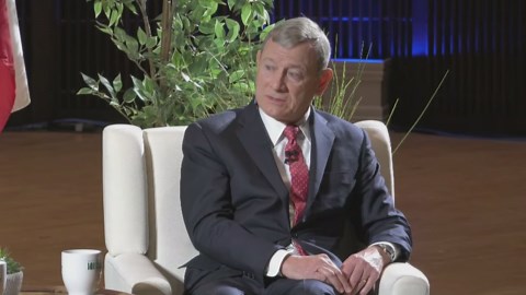 'It's got to stop': Chief Justice John Roberts laments 'dangerous' court criticisms hours after Trump remarks