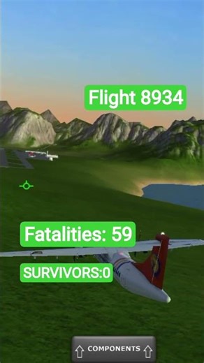 fictional crush #turboprop flight simulator #crushing