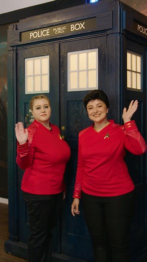 Boldly go across time and space! Take a look inside the #DoctorWho x #StarTrek Friendship is Universal exhibition from SDCC ❤️❤️➕🖖 | Doctor Who