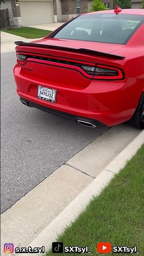 Unleashing the Power: Cold Start with my 2023 SXT Dodge Charger! #automotive passion