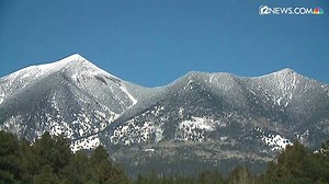 There's still snow on the ground around Flagstaff after this weekend's storm. | 12News
