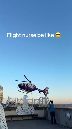 The Coolest Job in Nursing? 🚁😎 #nursing #dreamjob