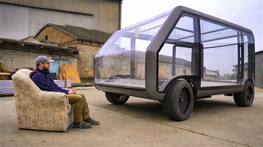 Building a futuristic transparent electric van from scratch
