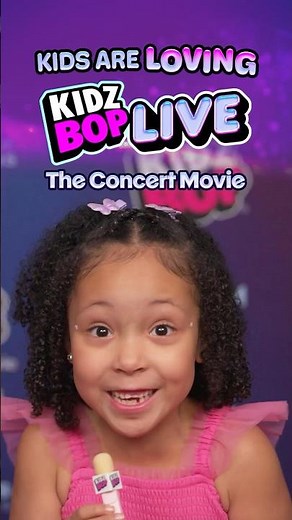 You HAVE to see our movie!🎟️ Kids are LOVING KIDZ BOP LIVE: The Concert Movie! #movie #movies #kids