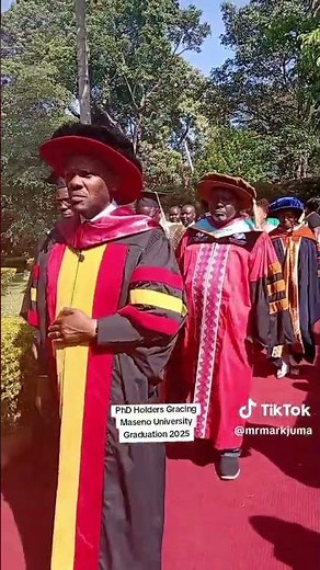 MASENO UNIVERSITY 25TH GRADUATION CEREMONY #2025 #graduation #universe #university #railaodinga