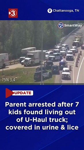 116K views · 760 reactions | UHAUL UPDATE: East Ridge Police say a family of 7 children were living out of the back of a U-Haul when a parent was arrested for driving with several children in the box truck on I-75 Tuesday. Police say the children smelled of urine and all had lice when they were taken to a nearby hospital. | Local 3 News | Facebook