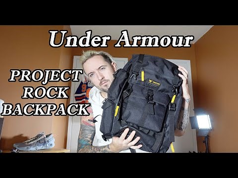 Under Armour Project Rock Backpack Review Military, tactical Gear.