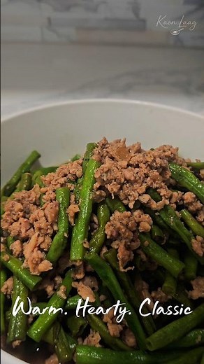Adobong Sitaw with Ground Chicken | Easy Filipino Ulam Idea