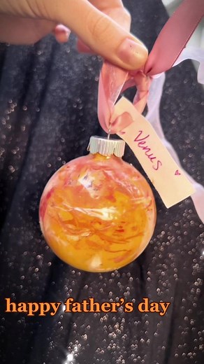 Venus Planet Glass Painting DIY Tutorial for Father's Day