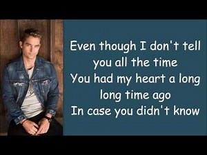 Brett Young ~ In Case You Didn't Know (Lyrics)