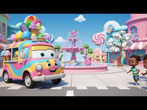 Little Ice Cream Truck Goes Jingle Jingle | Summer Fun & Kids Treat Song