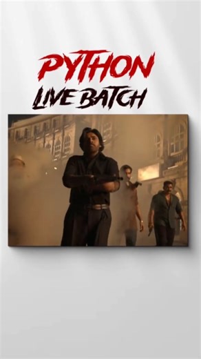 PythonLife on Instagram: "PythonLife Basic to Advanced Python Programming Course Starts from: 10 October | 2025 Course Duration: 45 days Monday to Saturday 7Pm to 9Pm IST - Live classes and Recording content - Topic wise: Tasks and Interview Questions and Study Material - Doubt Clarification Sessions - Resume building - Career guidance - Mock interviews - Course Completion Certificate - Daily Job Updates - Real Time Projects - EMI Available Course Fee: Rs 4999 Syllabus Link: https://pythonlife.i