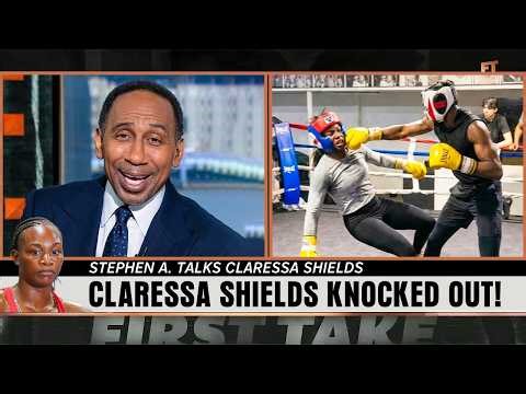 Stephen A. REACTS To Claressa Shields After KO By Male Sparring Partner LEAKED Footage!