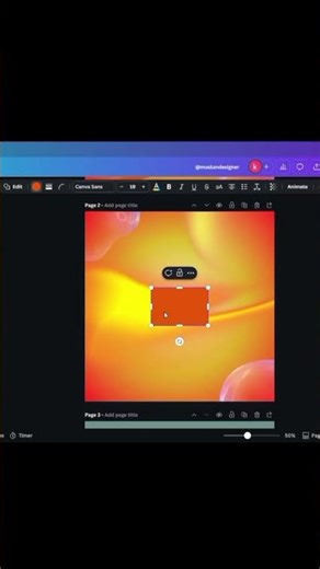 Canva Product Flyer Design in 60 Seconds 🔥 Orange Aesthetic | Shorts