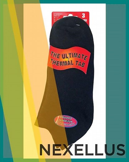 3 Pairs Ladies Thermal Trainer Socks (4-7 UK / TTS Black)