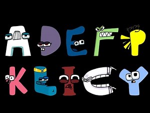 Alphabet Reverse Plush toy (All Letter..) BUT COLORS SWAPPED / Alphabet Lore Animation