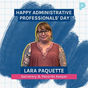 Happy #AdministrativeProfessionalsDay! Today we thank all Administrative Professionals for everything they do to make an impact on student's lives! 🌟 Here is what Lara shared about her favorite part of being a Secretary & Records Keeper. 💙 | PowerSchool