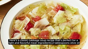 Cabbage soup recipe