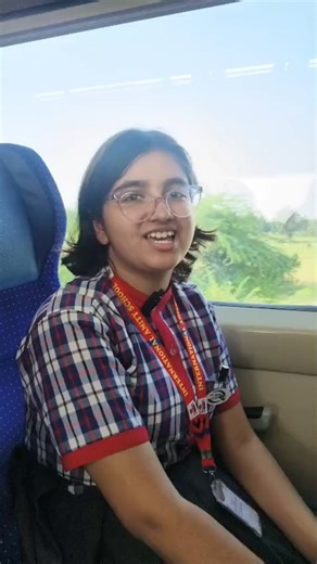 North Central Railway | A student travelling from Banda in the Banaras-Khajuraho #VandeBharatExpress shared her experience - “It’s an awesome experience to travel... | Instagram