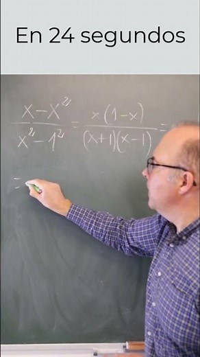 ⚡ SIMPLIFY 🧠 FRACTIONS with ✨ POLYNOMIALS quickly and elegantly #math #tagustao