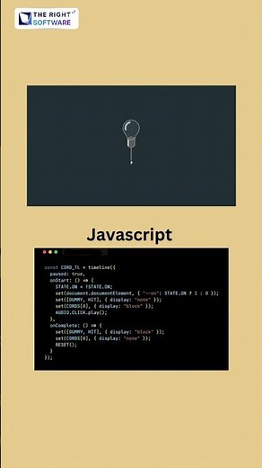Creative JavaScript Animation — Light Bulb Effect Using JS Timeline