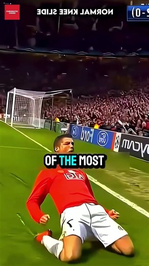 The most embarrassing knee-slide celebration.